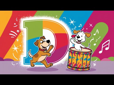 Dancing with the Drum and Dog | Fun Children’s Song about the Letter D #DancingWithTheDrumAndDog
