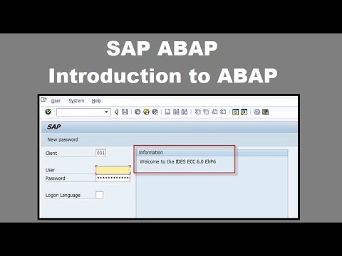 Beginner ABAP Tutorial - 1 - Introduction to ABAP