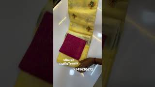 Exclusive embroidery kota sarees/ Idhalya/At RuffleTrends.com or RuffleTrends app#codavailable