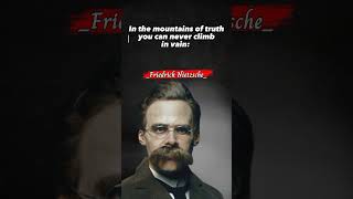 Mountains Of Truth...|| Friedrich Nietzsche Quote #shorts #nietzsche #philosophy