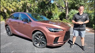 The 2025 Lexus RX500h F Sport Performance competes with an Acura MDX Type S V6!