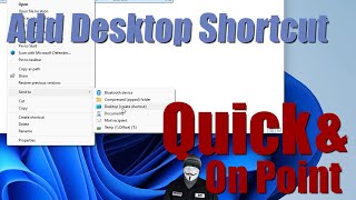 Create Desktop Shortcut Windows 11 Pro How To Add Software App Icon Main Shortcuts In Home PC Icons