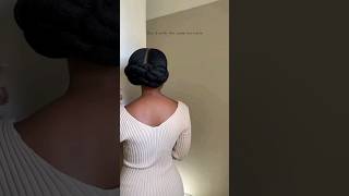 Simple elegant protective style✨️@likho.nonyongo#4chairstyles#naturalhair #hairstyle#hair