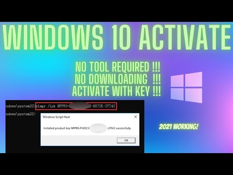 Windows 10 Activate Permanently With License key 2021
