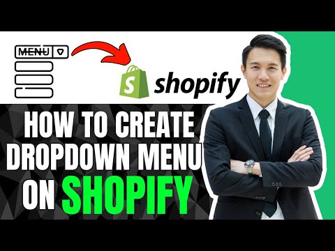 How To Create Drop Down Menu Shopify