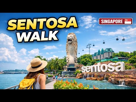 Exploring Sentosa Island Singapore 🇸🇬 | DJI Osmo Action 6
