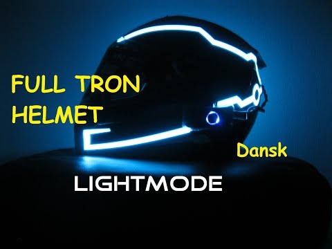 LightMode - FULL TRON HELMET (DANSK)