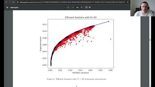 9. Portfolio optimization and parameter uncertainty
