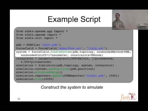 Introduction to Running Simulations with OpenMM
