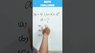 #maths #mathshack #mathbrainteaser #mathstricks #mathemagic #mathproblem #mathematics