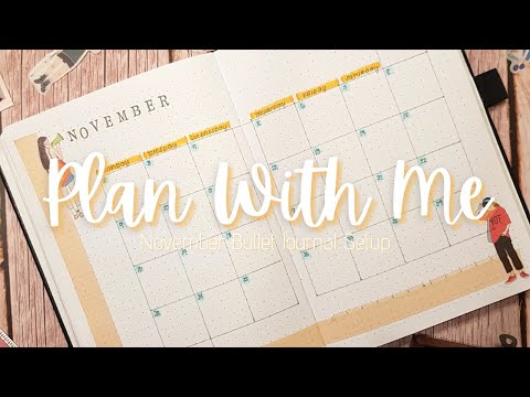 Plan With Me: Bullet Journal Setup | Simple & Easy Setup (Stickers and Washi)