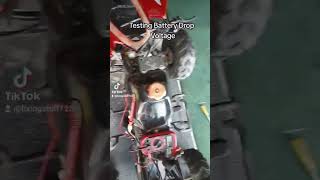 Testing battery volt drop on a 110CC ATV #fixingstuff #smallenginemechanic #miniatv