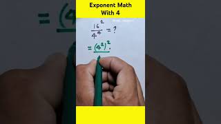 Exponent Math With 4