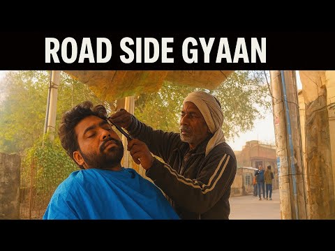 Must Watch: Indian Roadside Barber Gives Life Lessons with a ₹40 Haircut