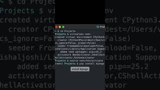 1.Create Your First Django Project