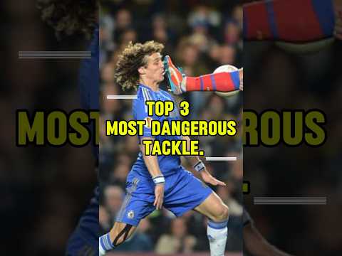 TOP 3 MOST DANGEROUS TACKLE IN FOOTBALL. ❌☠️#soccer #skills #tackle #short #viral #ucl #realmadrid