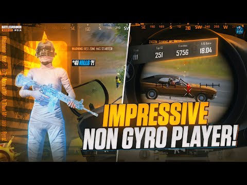 IMPRESSIVE NON GYRO PLAYER! [*Solo Vs Squad 41 KILLS ?*] | BGMI
