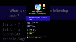 Challenge Your JavaScript Knowledge! 💡Can You Guess the Output?  🖥️💡 #javascript #viral #trending