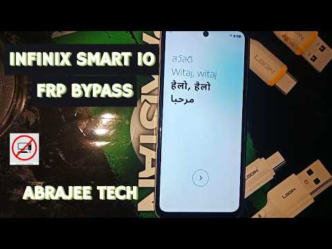 Infinix Smart 10 frp bypass without pc