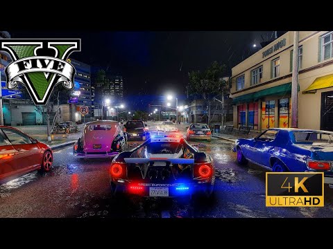 GTA 5 Real Ultra High Graphics 4k | Low (feat. T-Pain) Flo Rida