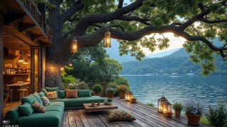 Morning Spring Jazz for a Calm Start Relaxing Jazz Music Nature Scenery Patio Chill