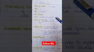 English lesson plan / vowels and consonants