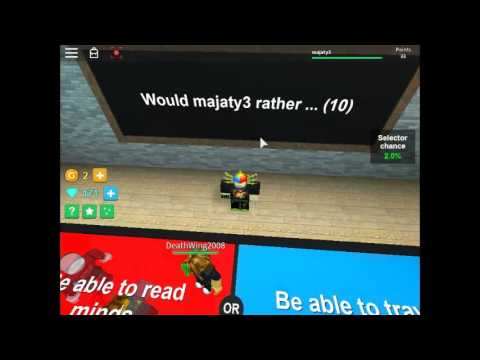 majaty3 gameplays would you rather?