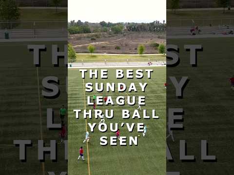 Obliterating the offside trap. #grassrootsfootball  #football #sundayleagueshorts