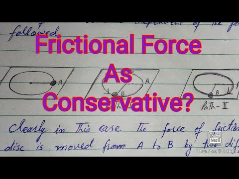 Frictional Force as Conservative or non-conservative Force