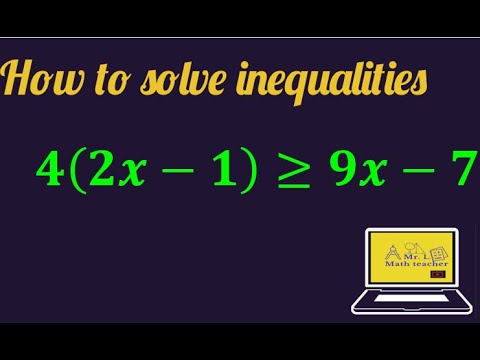 solving inequalities