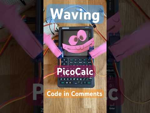Clockwork PicoCalc: waving servos #picocalc #steam  #MMBasic #education