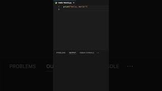 Python Hello World