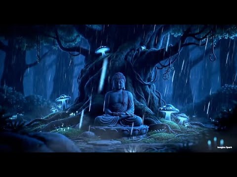 8 Hours of Buddha Visual Sleep - Gentle Rain Sounds for Deep Rest and Calm