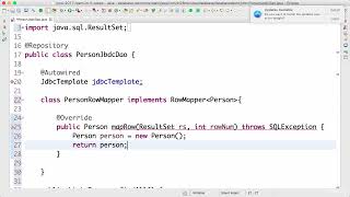 14  Step 12   Creating a custom Spring JDBC RowMapper