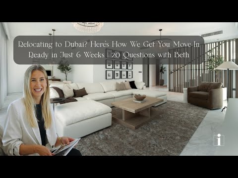 Interiors | 20 Questions with Beth | Tilal Al Ghaf Villa Walkthrough (Full Furnishing in 6 Weeks!)
