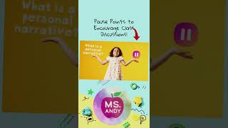 Personal Narrative writing with Ms. Andy! #writingprocess #writingforkids #personalnarrative