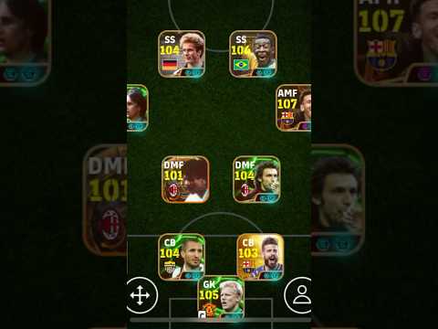 My efootball team😎 #efootball2025 #pes #efootballteambuild #pes21 #efootball