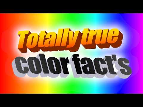 Bluppy's Totally True Color Facts