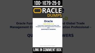 1D0-1079-25-D Exam Dumps | Pass Oracle Fusion Delta 2025