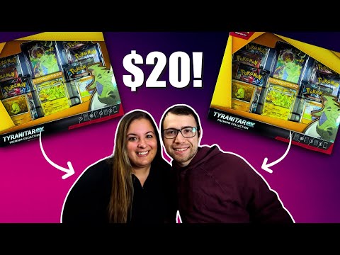 We Each Open a Tyranitar ex Premium Collection Box - (Walmart Black Friday Deal!)