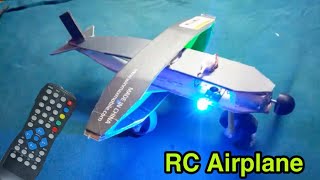 How to make RC Airplane at home, Flying Helicopter Drone Using Cardboard,How to make Airplane