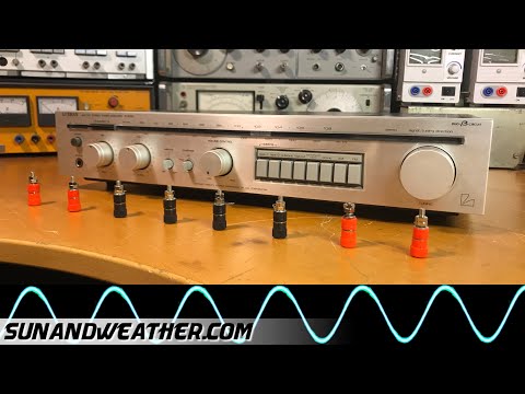 Installing Banana Connectors on a Luxman R-5030 Amplifier