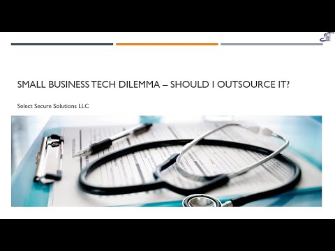 Small Business Decisions -- Should I Outsource IT or Hire?