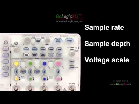 Logic Analyzer GoLogicXL: Scope setup (ScopeLink #04)