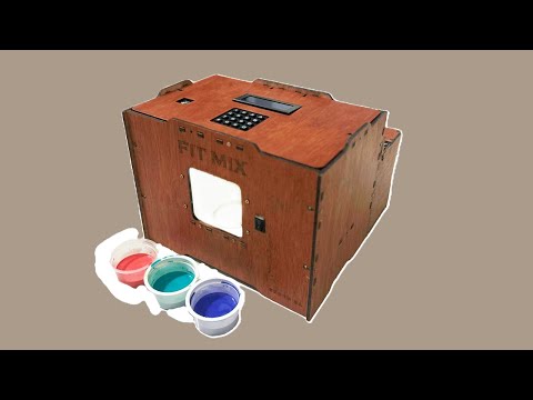 RGB Paint Mixer (Microcontroller based project)