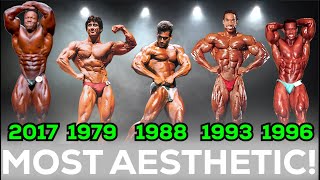 The Most Aesthetic Physiques in Bodybuilding History...
