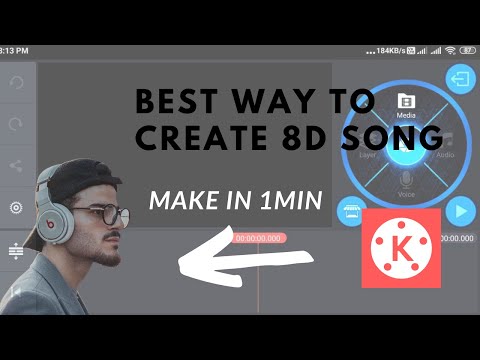 Best way to create 8D song in 1Min Kinemaster tutorial