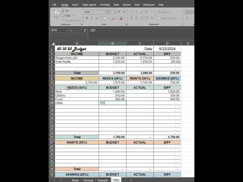 How to Budget Using 50/30/20 Budgeting Method |  #budgeting #budgetingtips #budget