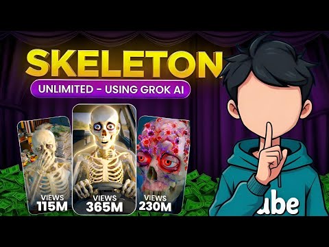 How I Actually Create This Ai Skeleton Shorts And Got Millions Of Views | Full Roadmap | Tube Techie