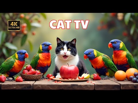 Cat TV : Cat TV for Cats to Watch 😸 Pretty Birds and Squirrels🐿 Bird videos for cats